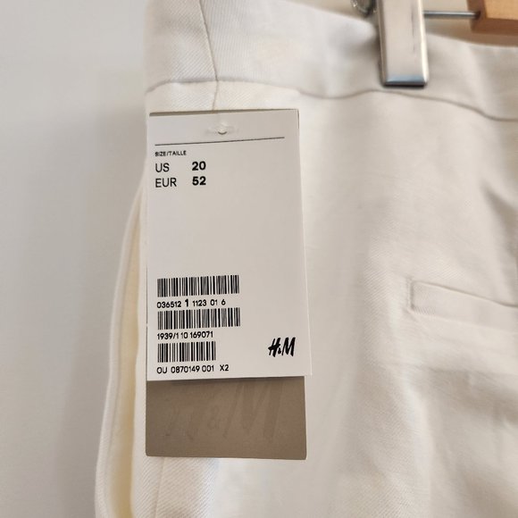 New H&M White Linen Pants - Picture 4 of 5